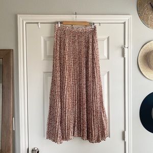 Blush Cheetah Print Maxi Skirt